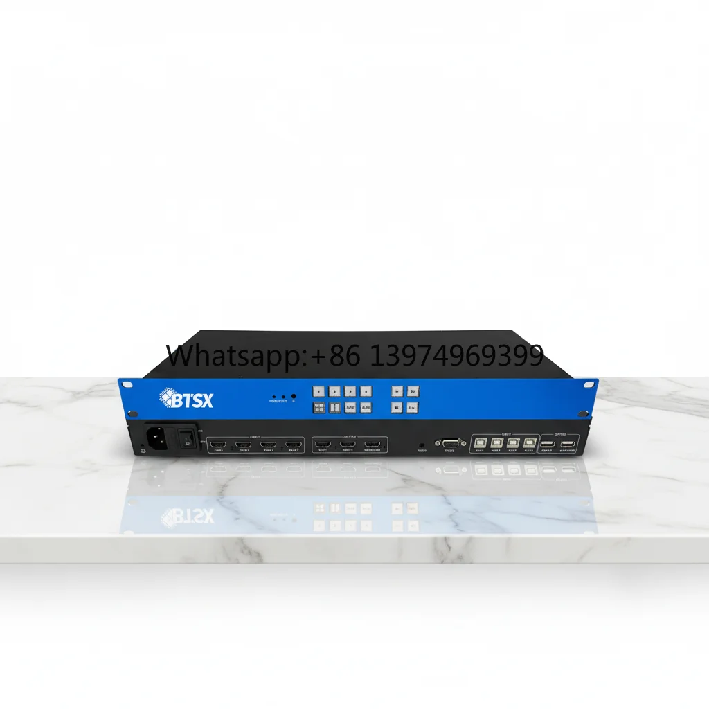Bitvisus Video Wall Controller 4K60Hz HDMI Multi-Viewer 4x3 Port KVM Switcher Image Processor Switchers Video Processor Matrix