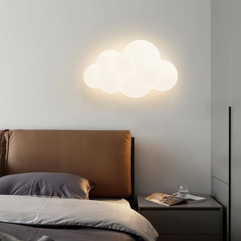 

LED Lights Cloud Three-dimensional Ceiling Lamp for Bedroom Lamp Children's Room Decoration Modern Wall Lamp Home Indoor Sconce