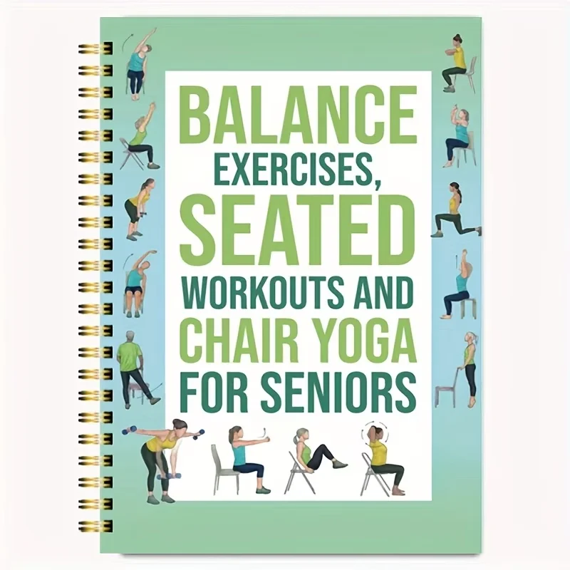 Chair Yoga Exercise Notebook F - огляд і ціна Yoga Fitness Journal