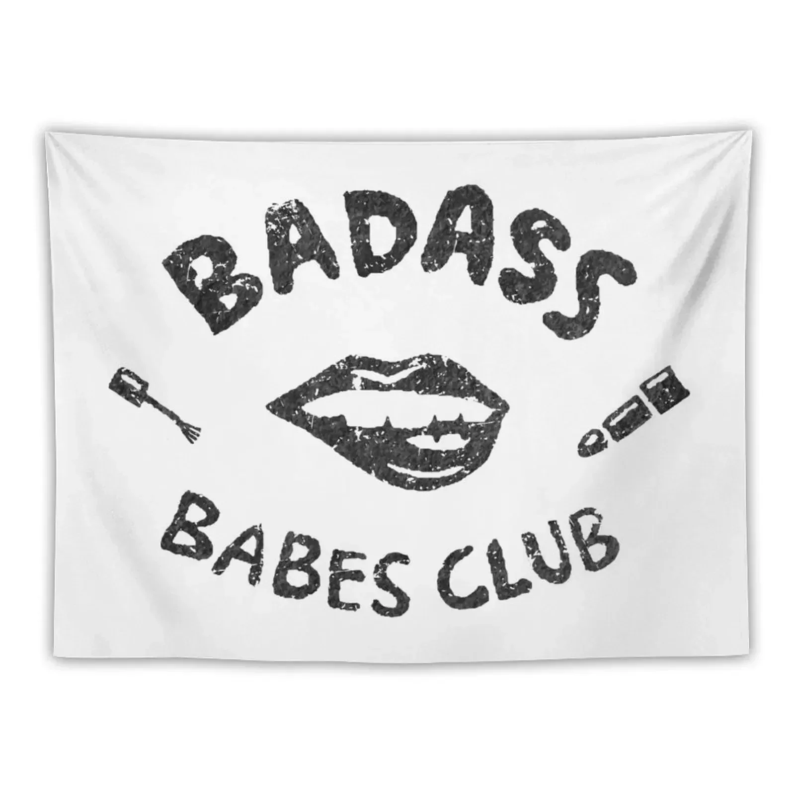 Badass Babes Club Flirt Tapestry For Bedroom Aesthetic Room Decorations On The Wall Decor For Bedroom Tapestry