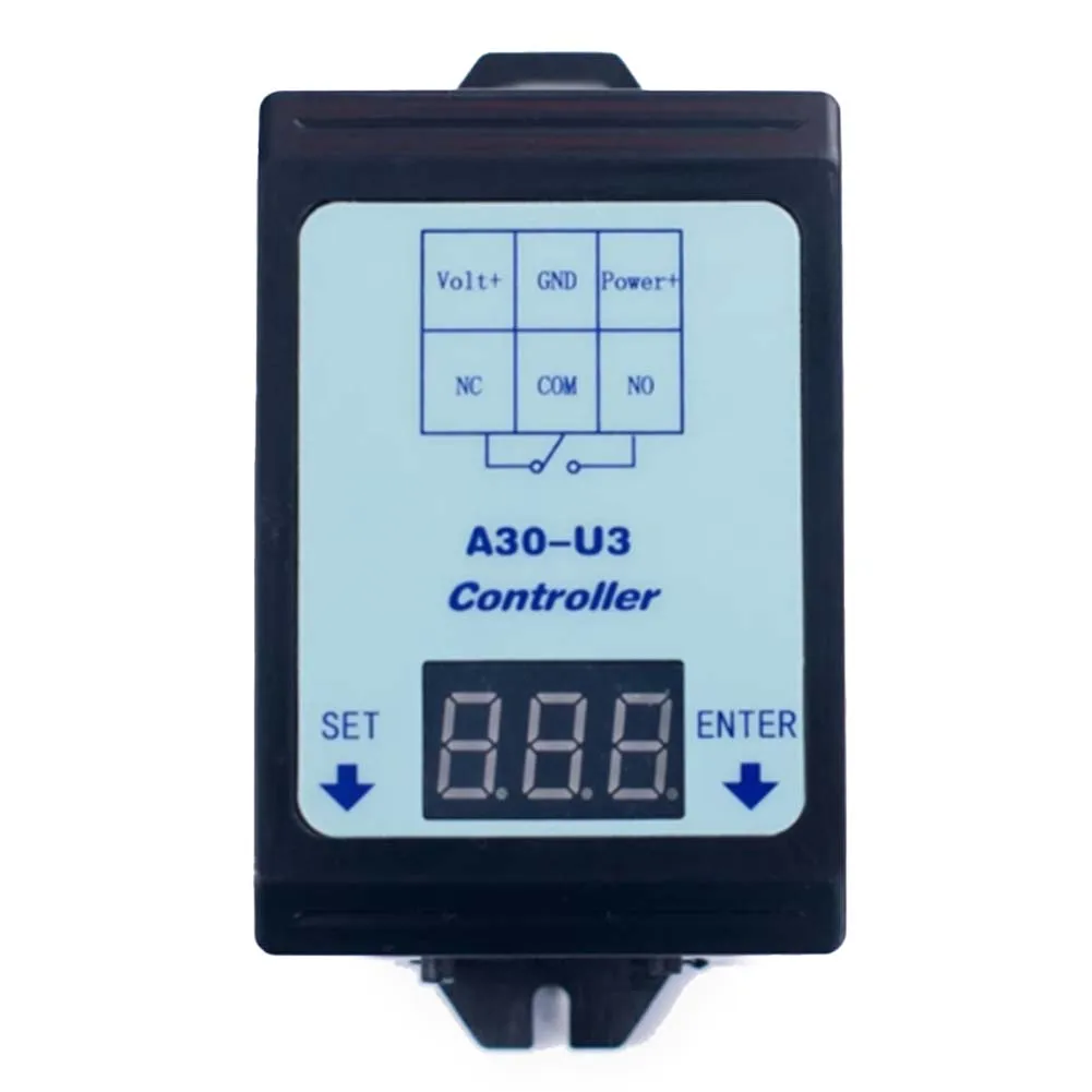 DC 6 80V Voltage Monitoring Relay 30A Load Control with Customizable Time Delay Features for Enhanced Protection