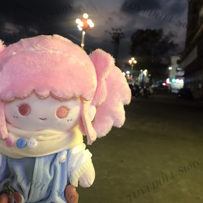 20 cm Großhandel Anime Mädchen Kaname Madoka Kawaii Cosplay Baumwolle Puppe Körper Cartoon Weiche Plüschtiere Spielzeug Figuren Fans Sammlung Geschenk