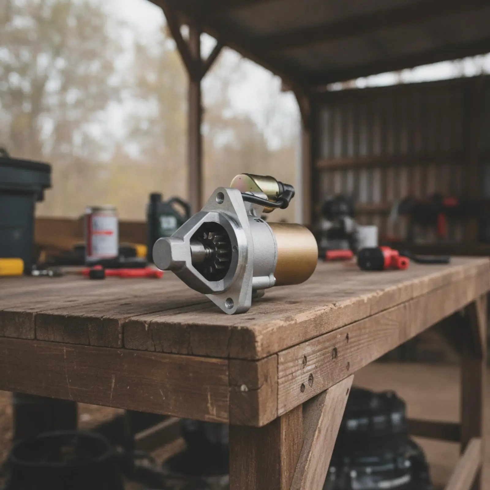 Starter Motor with Solenoid Generator Starter Motor for Home Mechanics