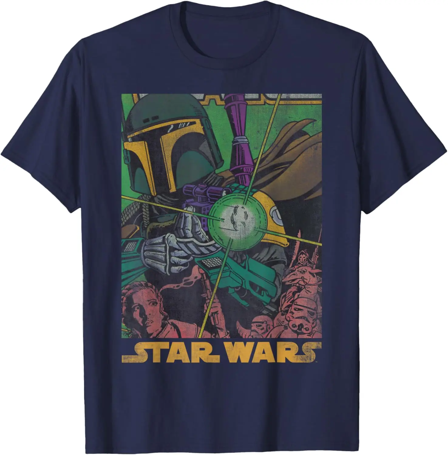 Boba Fett Vintage Comic Book T-Shirt