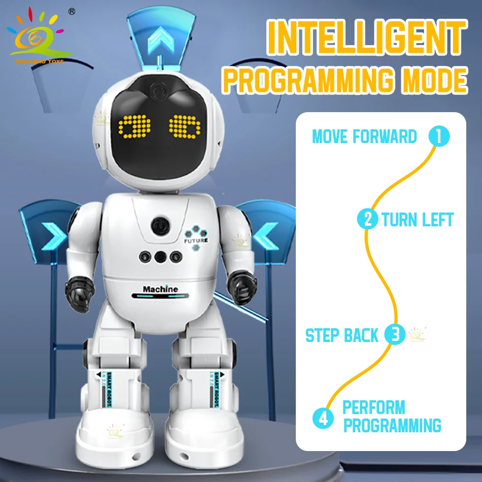 RC Robot Smart Programming Gesture Control Touch Interactive Bedtime Stories Music Companion Educational Toys for Children Gifts