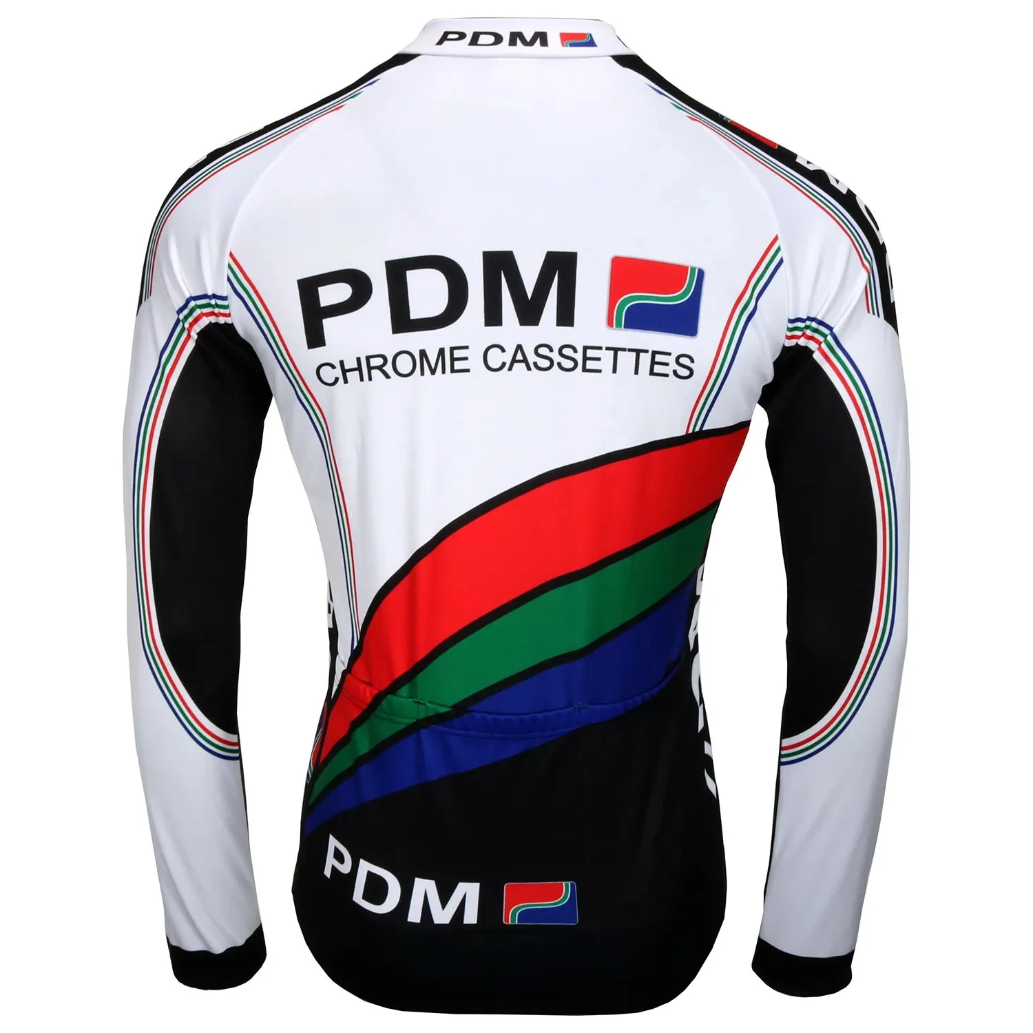 WINTER FLEECE THERMAL Long Cycling Jerseys PDM TEAM Retro Classical Mtb Long Sleeve Men Bike Wear Cycling Clothing