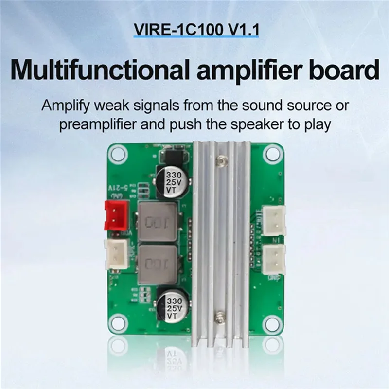 【PUBLICITY】4X Hifi Stereo Digital Audio Amplifier Board TPA3116 Class D Amplifier Module 100W Mono Channel Amplifier