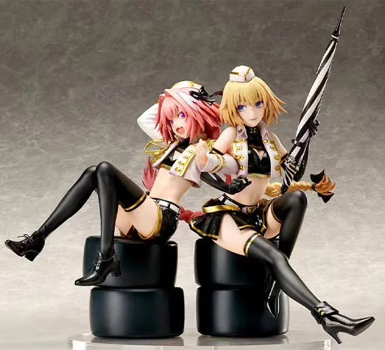 

100% Original: Fate / Apocrypha Jeanne d'Arc & Astolfo TYPE-MOON Racing ver.1/7 PVC Anime Model Toy Collection Doll Gift