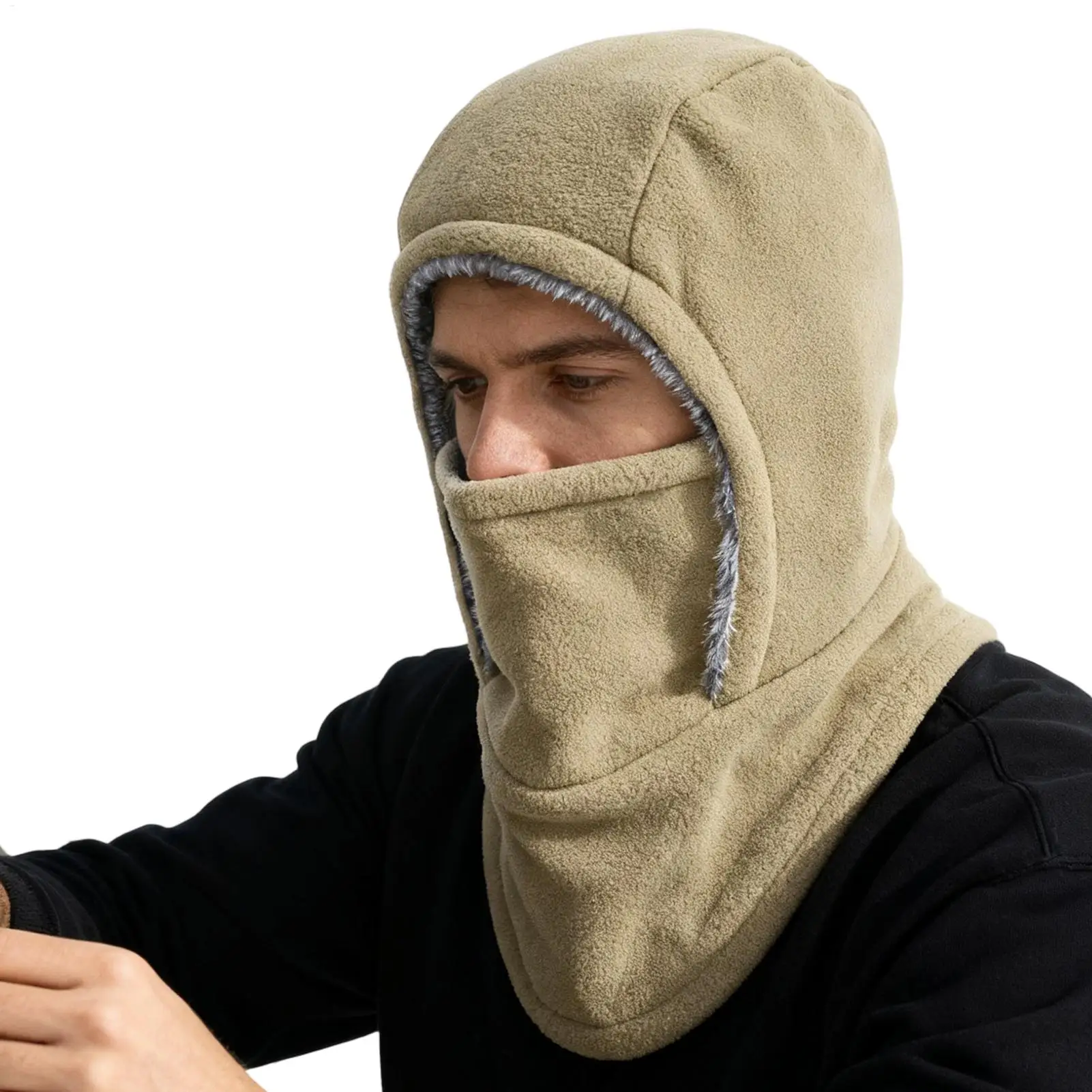 قبعة شتوية متعددة الوظائف، مقاومة للرياح ودافئة للدراجات النارية لتدفئة الرقبة للنساء للتزلج على الجليد والتزلج على الجليد