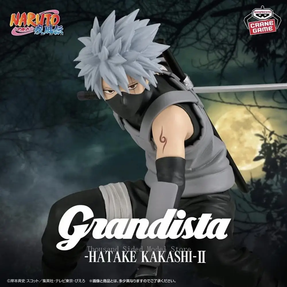 

Оригинальная коллекционная фигурка Banpresto Grandista Naruto Shippuuden Hatake Kakashi из ПВХ, аниме-фигурка, игрушка для детей, для мальчиков