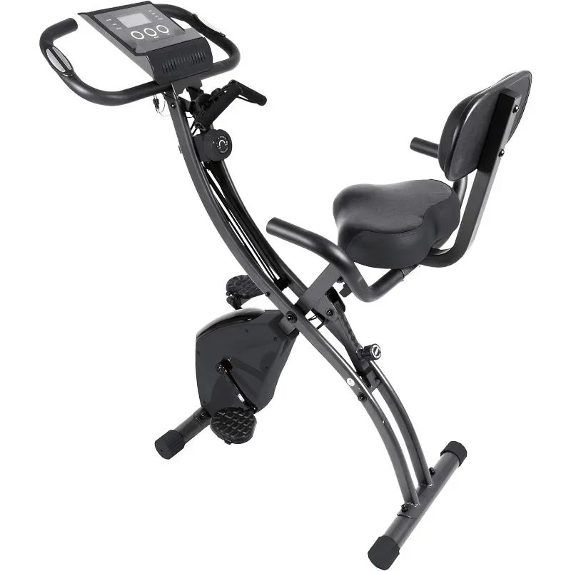 Echelon Flex Express Folding Exercise Bike: Magnetic, Foldable, Upright/Recumbent, Multi-Level Resistance, Arm Resistance Band,