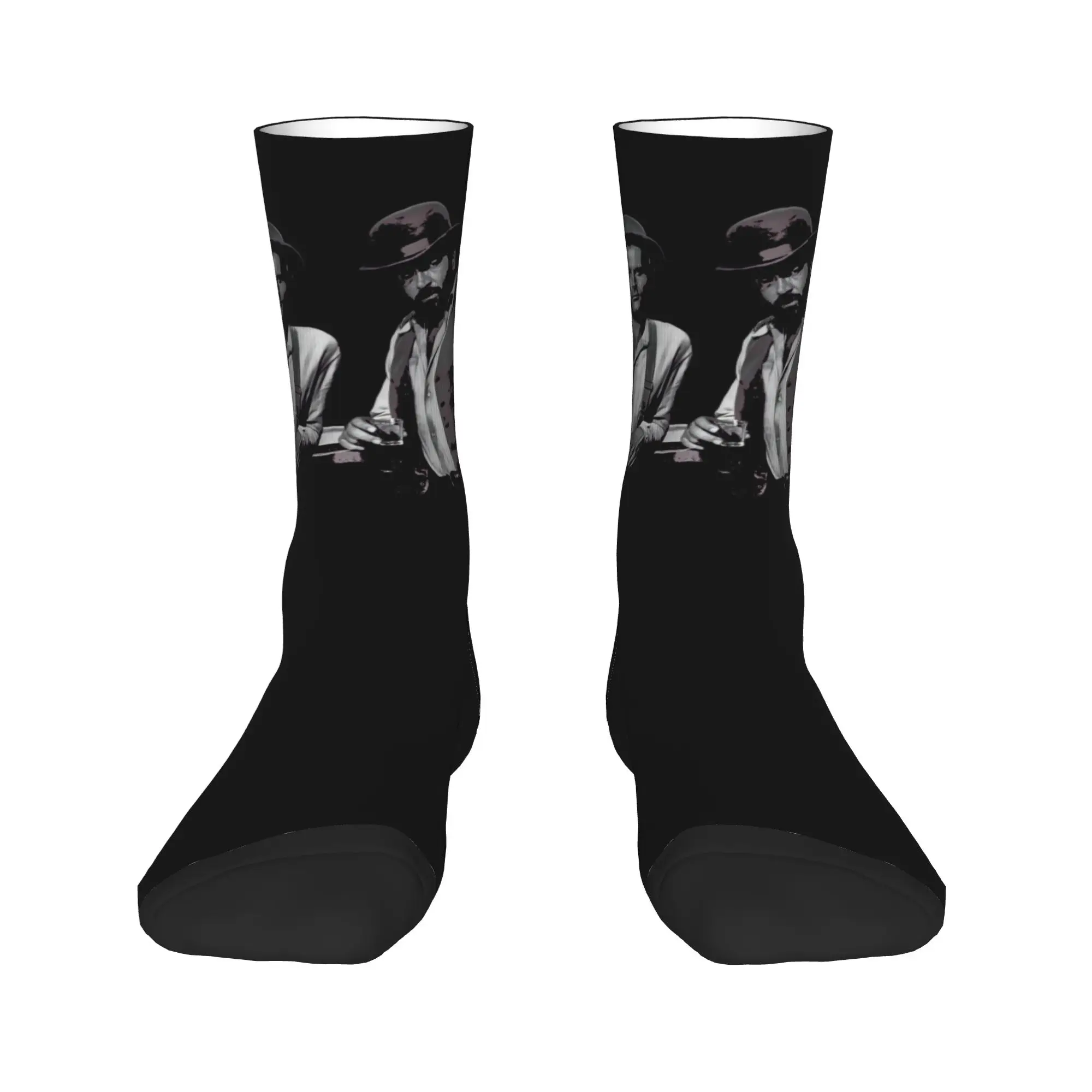 Bud Spencer Terence Hill Saloon Socks Graphic Stockings Anti-Slip Unisex Men Socks Warm Soft Autumn Novelty Running Sports Socks