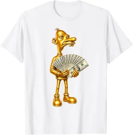 Rich Neegy Brainrot Meme Tuff Flexing Ironisches Gen Alpha Gen Z T-Shirt Y2k Grafik Weiches Baumwoll-T-Shirt Humor Streetwear Kleidung – Detail 20
