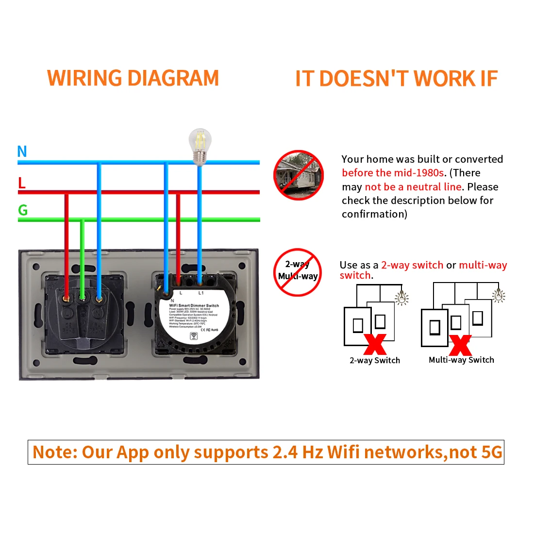 Imagem -05 - Bingoelec wi fi Inteligente Dimmer Led Interruptores de Luz Padrão da ue Parede Comum Soquetes de Parede Cristal Regulável Interruptores de Toque