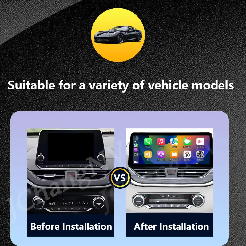 Car Radio Audio Video Multimedia Player for Nissan Teana 2019 - 2021 Wireless CarPlay Android Auto DSP Stereo GPS Navi Bluetooth
