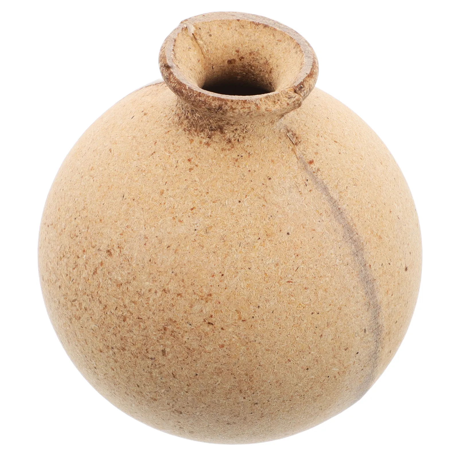 Handmade DIY Mosaic Tile Dried Flower Vase Brown Base Blank Flower Container Artistic Craft Kit Simple Stylish Home Decor