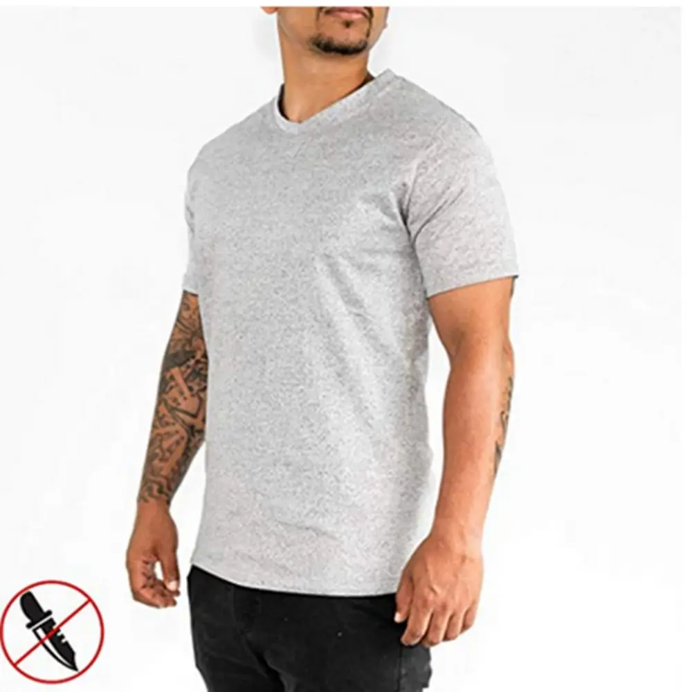 Roupas de Combate de Autodefesa das Forças Especiais, Resistente ao Rasgo, T-Shirt de Polietileno de Alta Resistência, Roupa Anti-Corte Respirável, Nível 5