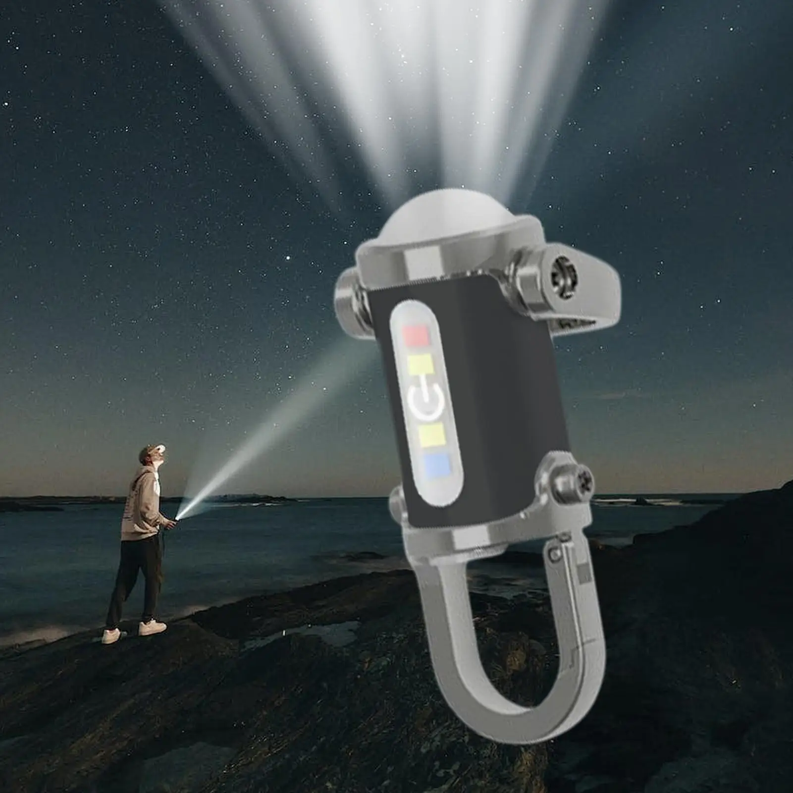 Portable Keychain Flashlight Small Keyring Torch Rechargeable Waterproof Bright Keychain Flashlight For Hiking Outdoor Fishing