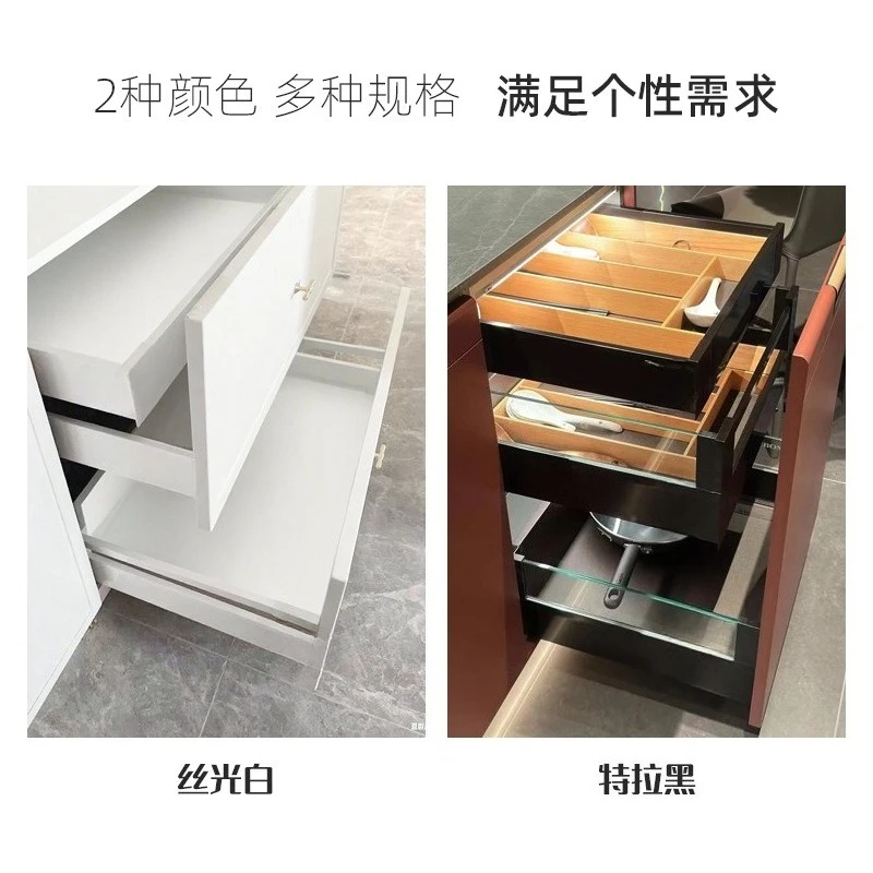 Square Rod Horseback Riding Drawer Cabinet Metal Pumping Damping Buffer Bottom Support Inner Low Inner High Pumping
