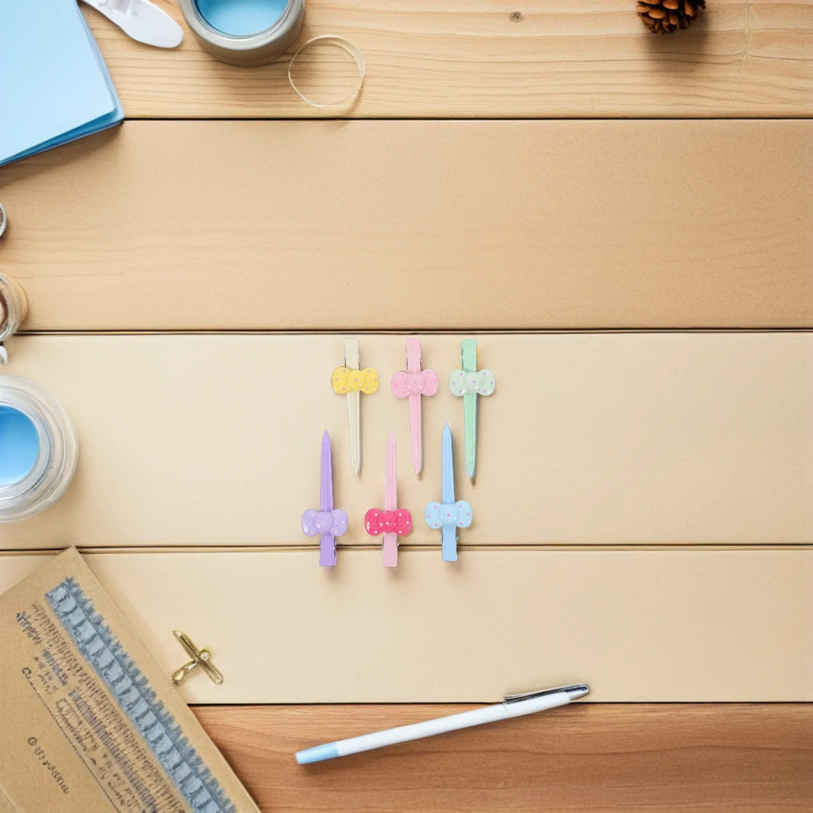 

12pcs Multifunctional Hair Volumizing Styling Pins Bow Claw Clips For Girls Women Kids Toddler Daily Wedding School Use Big