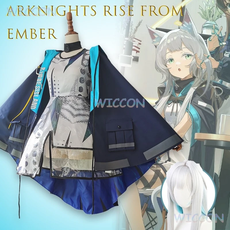 

Arknights Rise From EmberRosemary Cosplay Costume Custom Made Female Outfit Daily Wear Anime Game Character Dress Halloween Cos