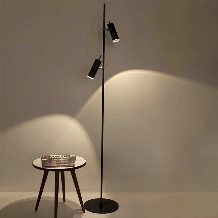

Eye protection Living Room Floor Lamp LED 3000K Warm Light 12W Double Head Touch Bedroom Study Hotel Decorative Floor Lamp