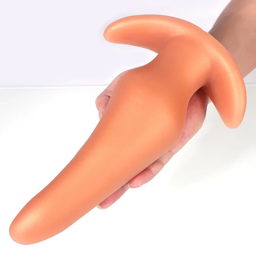 Wearable Anti Drop Soft Anal Plugs Prostate Massage Liquid Silicone Huge Butt Plug Anal Training Comfortable To Wear Butt Plug