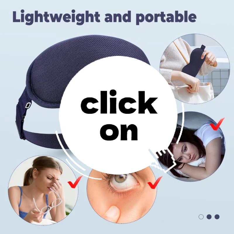 

Hot Compress And Massage Eye Mask Electric Heated Eye Massager For Relieve Eye Strain Dark Circles Sleeping Mask Eyeshades