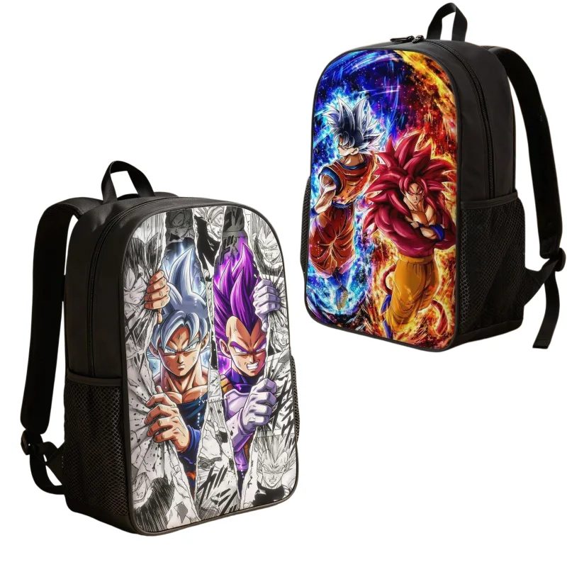 Dragon Ball backpack featuring Goku and Vegeta waterproof large-capacity portable and durable portable and durable student bag - view 2