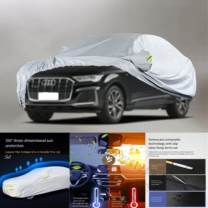 

For AUDI Q7 Car cover Exterior Car Cover Outdoor Protection Full Car Covers Waterproof