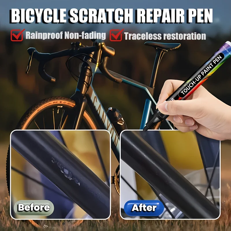 Bicycle Motorcycle Car Scratch Repair Wax Touch Up Pen Long Lasting Paint Restorer For Metal Plastic Ceramic Surface Renovation
