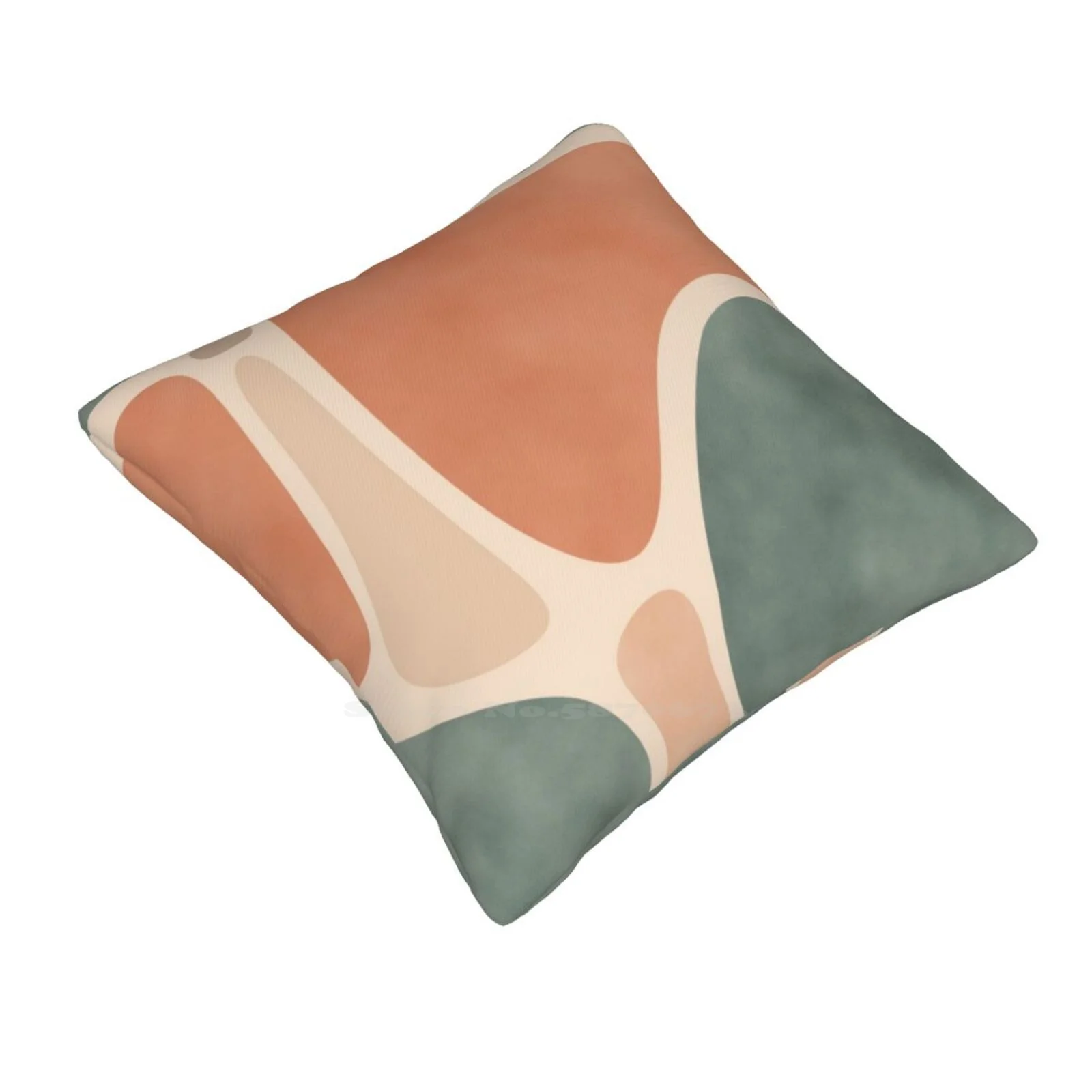 Earth Tones Shapes Home Sofa Car Cushion Cover Pillowcase Organic Shapes Clay Tones Earth Tones Terracotta Tones Muted Tones