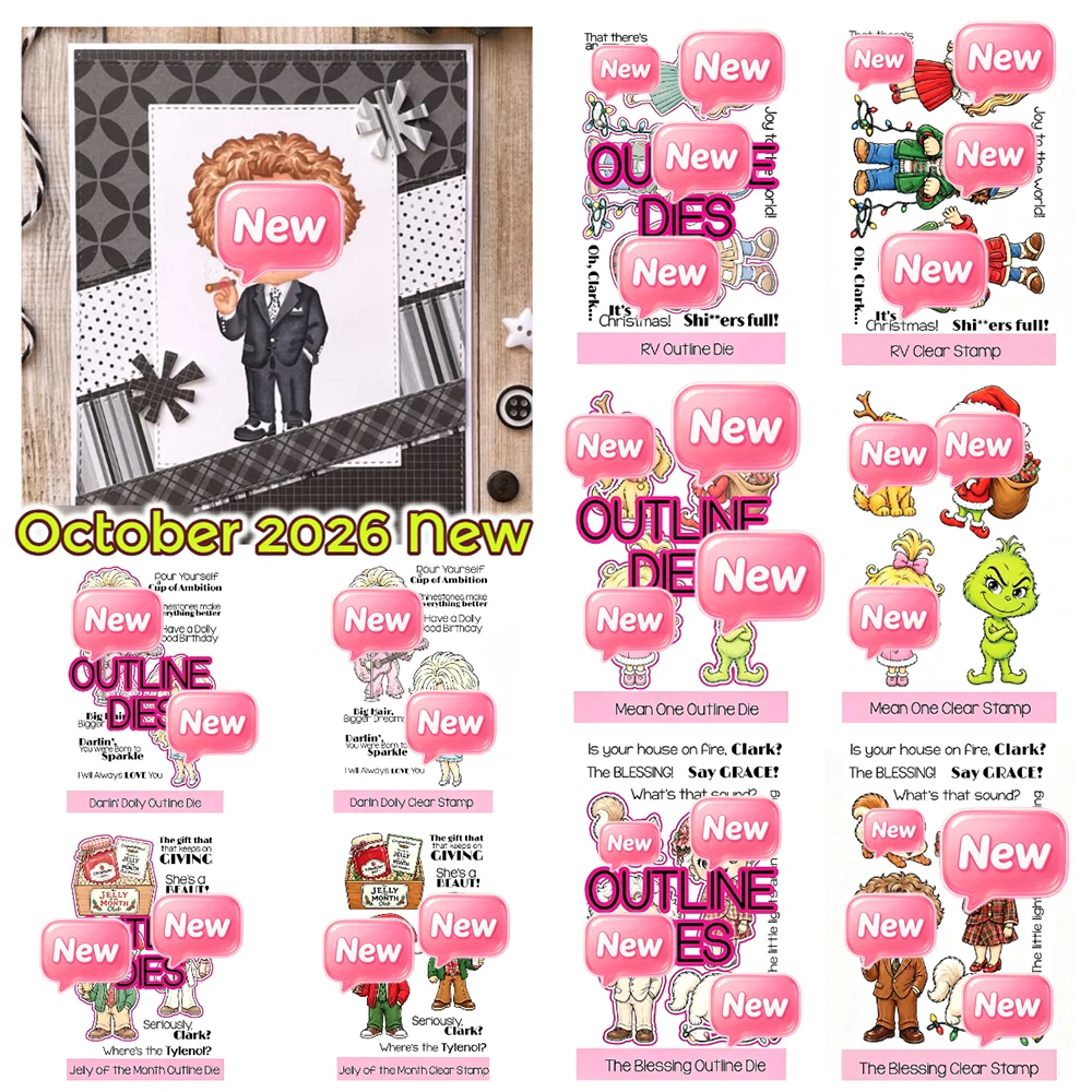 October 2026 New Mean One the Blessing Metal Cutting Dies and Stamps for DIY Scrapbooking Handmade Geeting Card Album Decoration