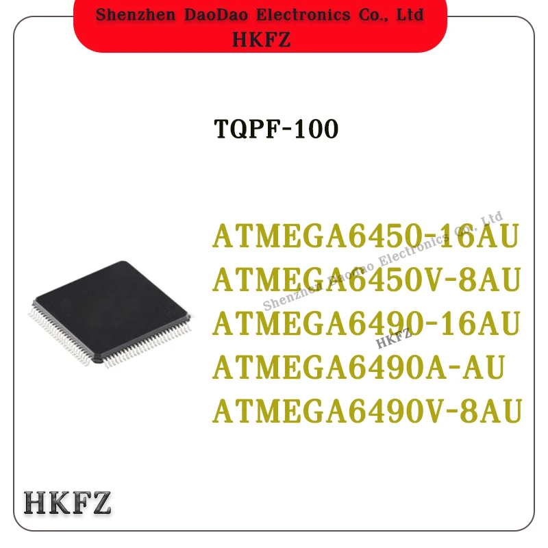 

ATMEGA6450-16AU ATMEGA6450V-8AU ATMEGA6490-16AU ATMEGA6490A-AU ATMEGA6490V-8AU TQFP-100 Microcontroller chip IC new original