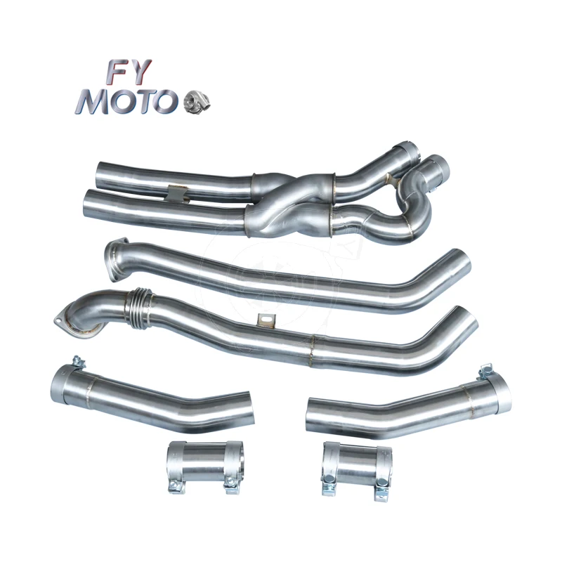 For BMW G80 G82 S58 SS304 Z-Type Exhaust Mid Pipe Upgrade