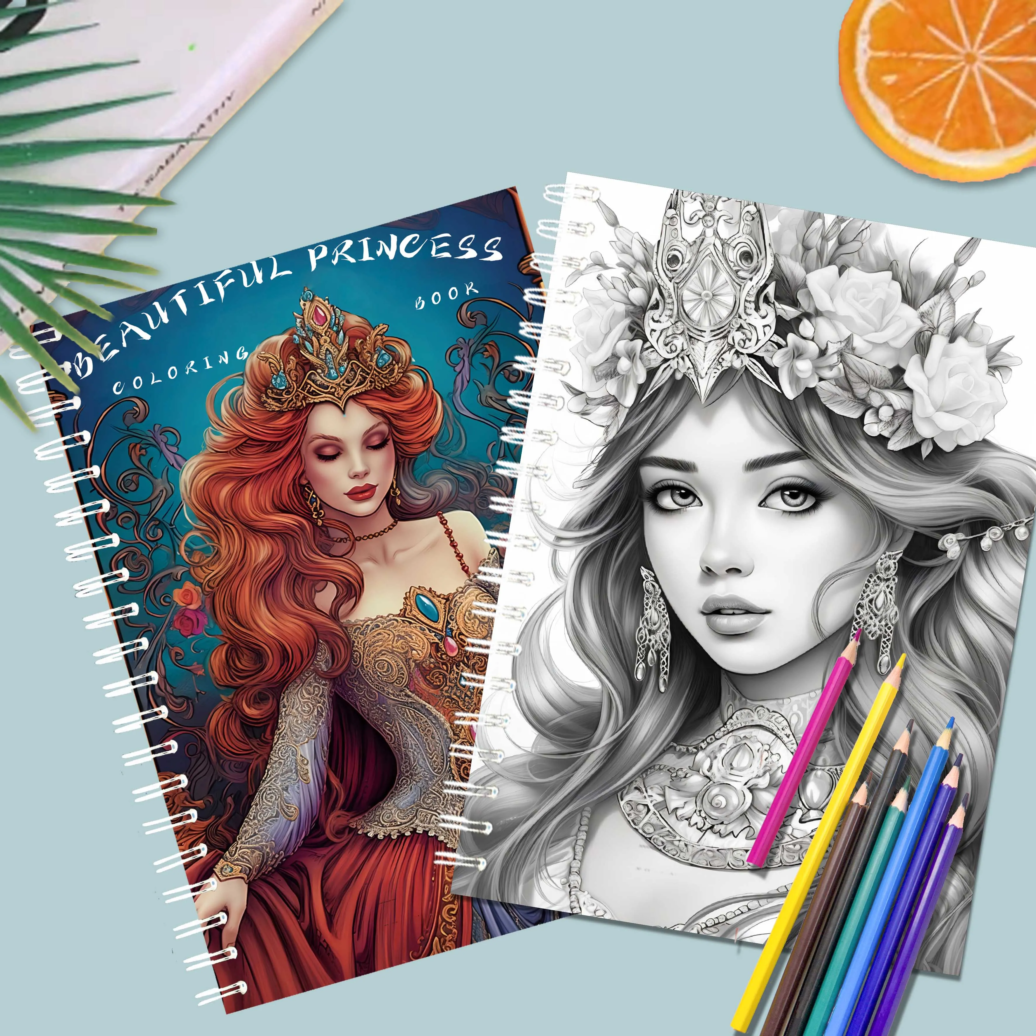 Fairy Princess Colouring Book Adult Picture Book Make Designs Of One\'s Own Color Strokes