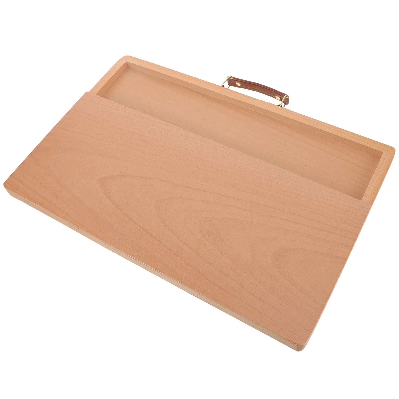 

Shopping Carry Craft Brown Portable Drawing Board Sketching Household Wooden Student