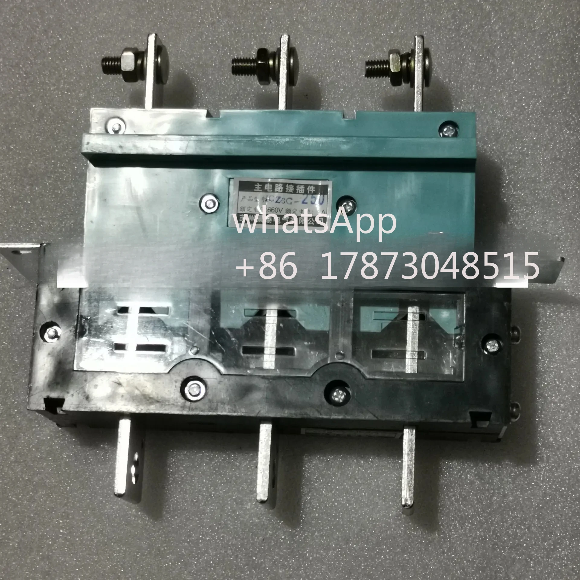 

Main circuit plug-in JCZ3C-250A JCT10-250A