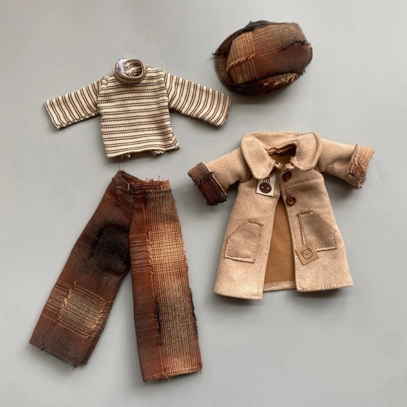 

Комплект зимней одежды для куклы 30 см, шарнирные куклы, детская ролевая игра, аксессуары для переодевания кукол для детей, 15UB