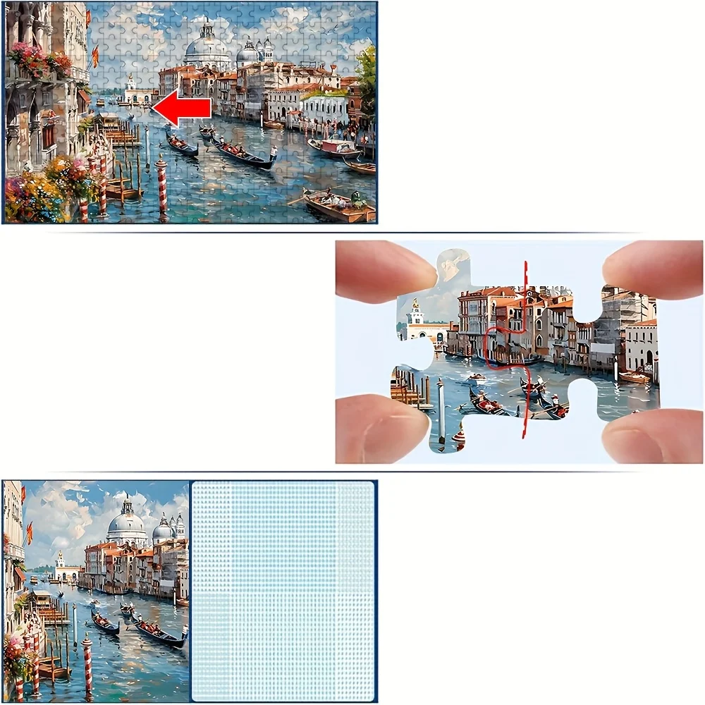 500/1000ピース 大人向けパズル、高品質でリラックスできるファミリーゲーム、誕生日、クリスマス、ハロウィン、ギフトに最適、ベストチョイス