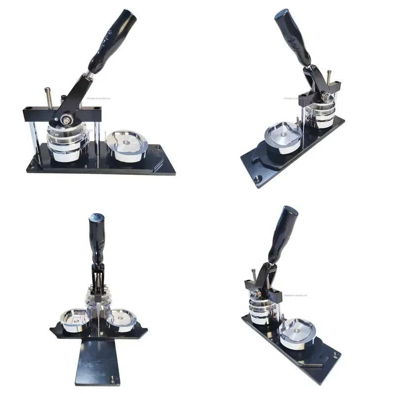Cute Cat Shape Button Press Badge Machine