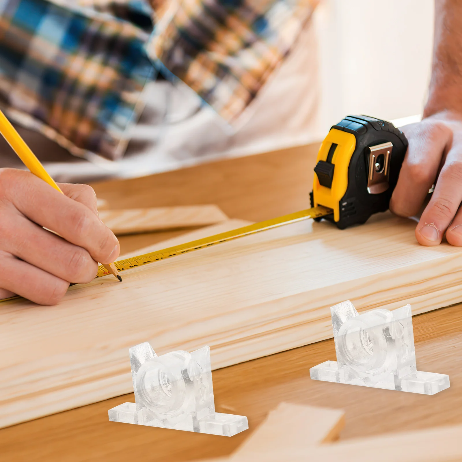 

10 Sets Door Catch Clip Latches For Kitchen Closet Cabinet Door Stops Replacement Parts Shelf Clips False Drawer Front Clips