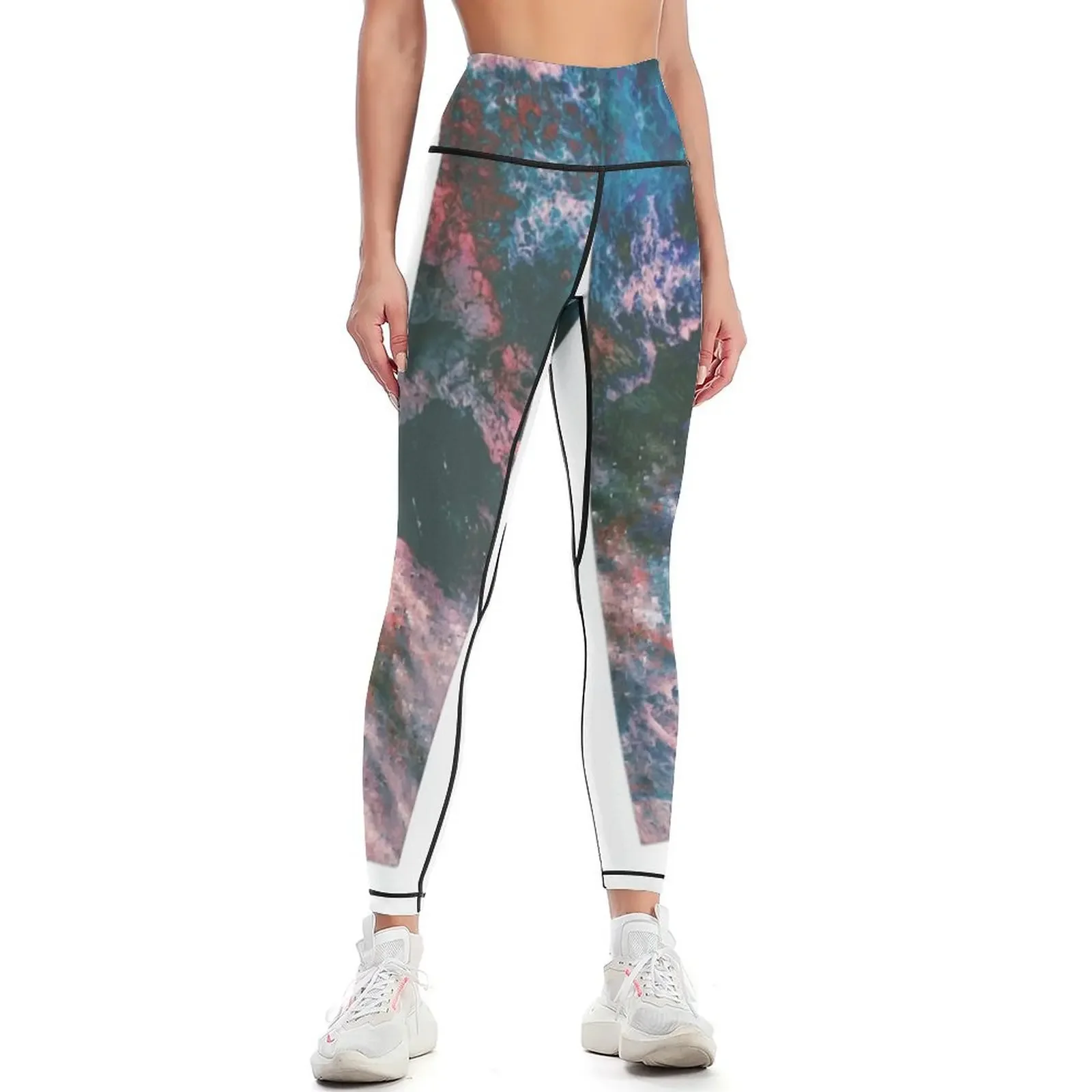 Prms 03 طماق السراويل الرياضية النساء تجريب الملابس لمتوهج الصالة الرياضية أعلى طماق المرأة