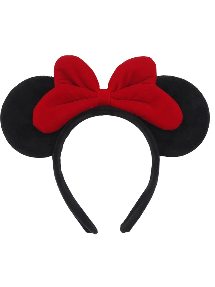 Nouveau grand velours grand nœud papillon oreilles de souris bandeau pour filles classique bandeau enfants Festival fête Cosplay bricolage cheveux accessoires