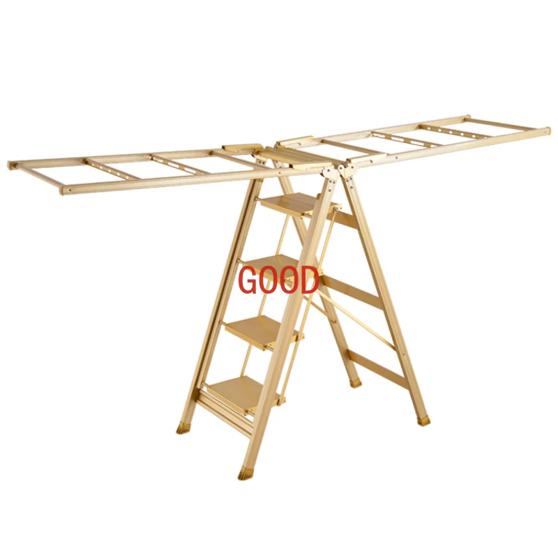 

2 в 1, алюминиевая складная сушилка для одежды