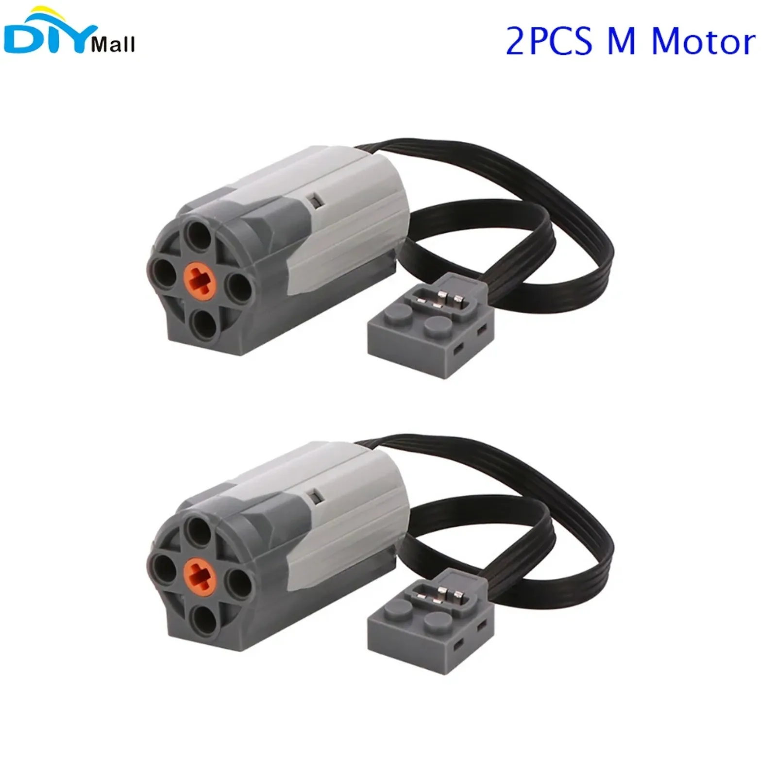 2PCS Power Functions M Motor Compatible with legoed Technic RC Car Building Blocks Toys Accessories