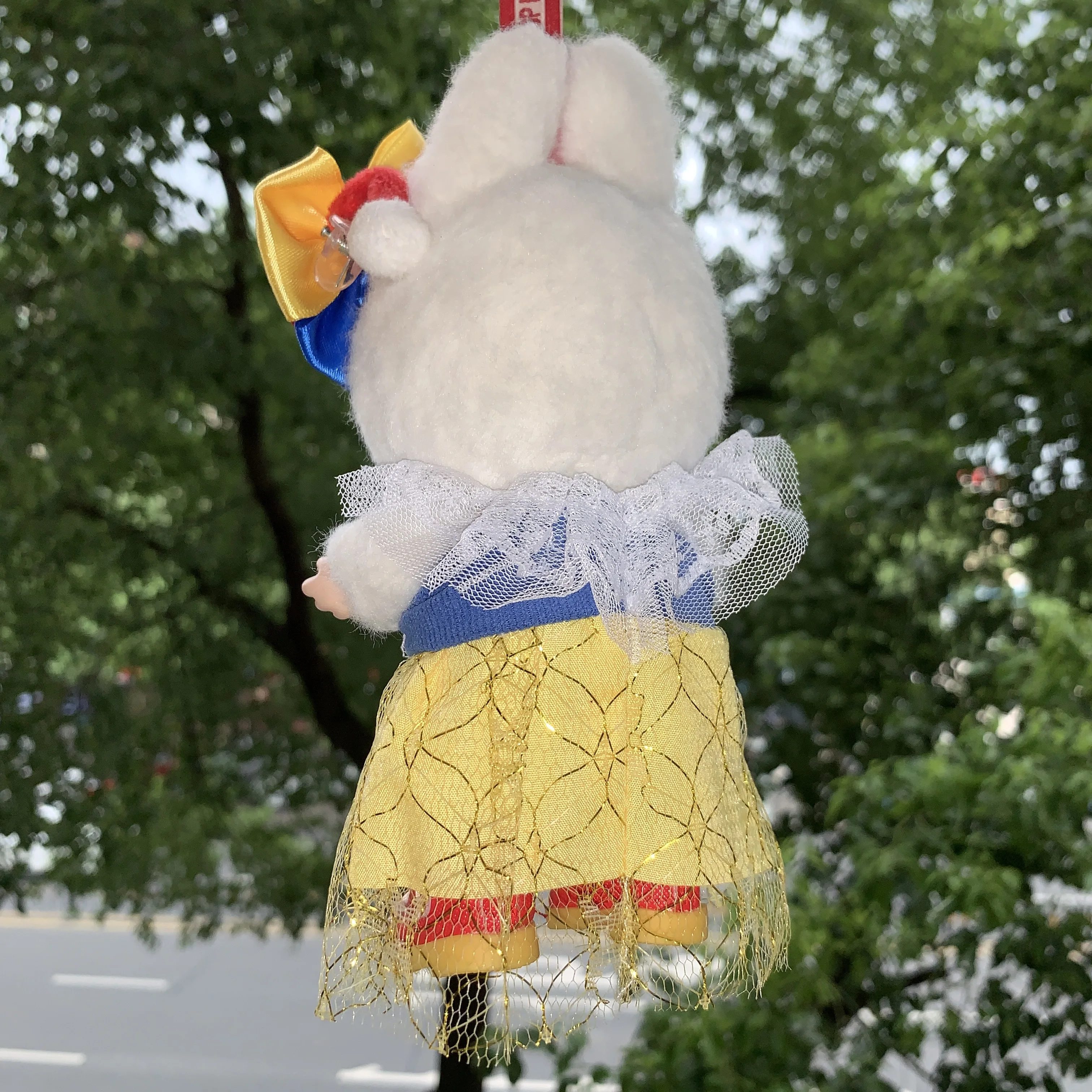 ملابس دمى LA BUBU مقاس 17 سم (دمية غير مادية) مجموعات ملابس LA BUBU، أطقم فساتين LA BUBU ودبوس الشعر، ملحقات ملابس LA BUBU