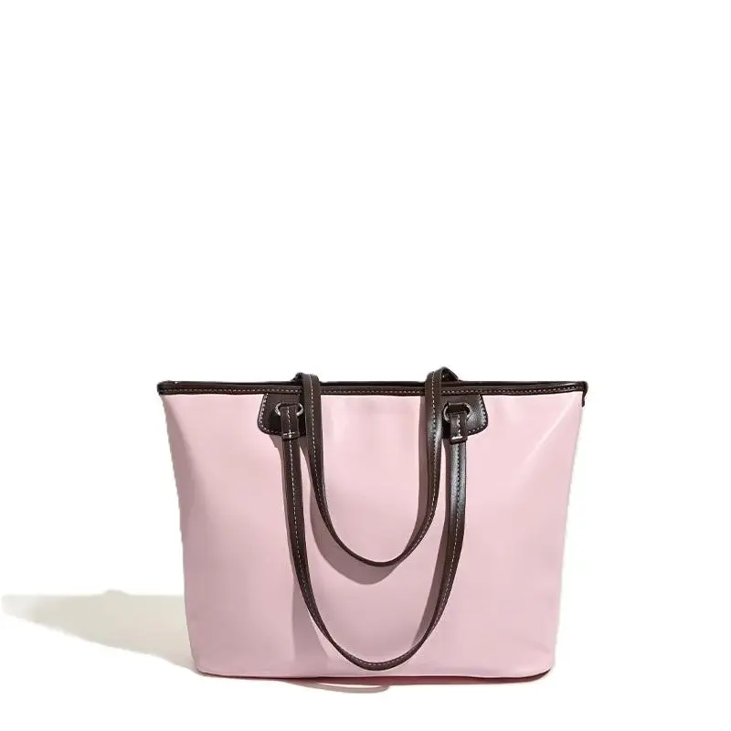 Hersteller kundenspezifische Damen-Einkaufstasche aus Kunstleder mit klarem Fenster, Taschennadeln, Display, Damenhandtasche, Ita-Tasche