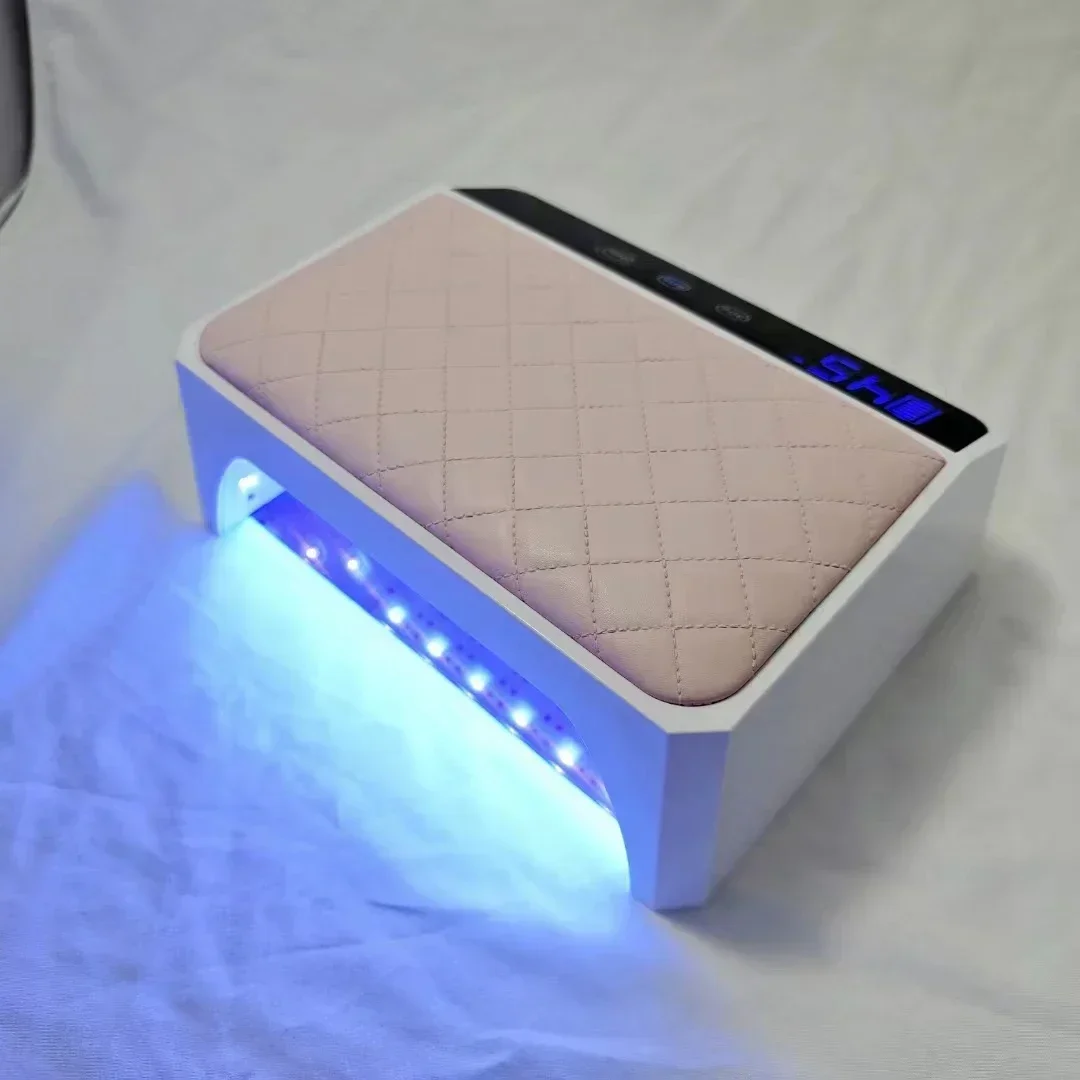 

New Design Extra Large Space For Tow Hands 178W X40 Cordless UV LED Nail Lamp With Hand Pillow Rechargeable Nail Dryer