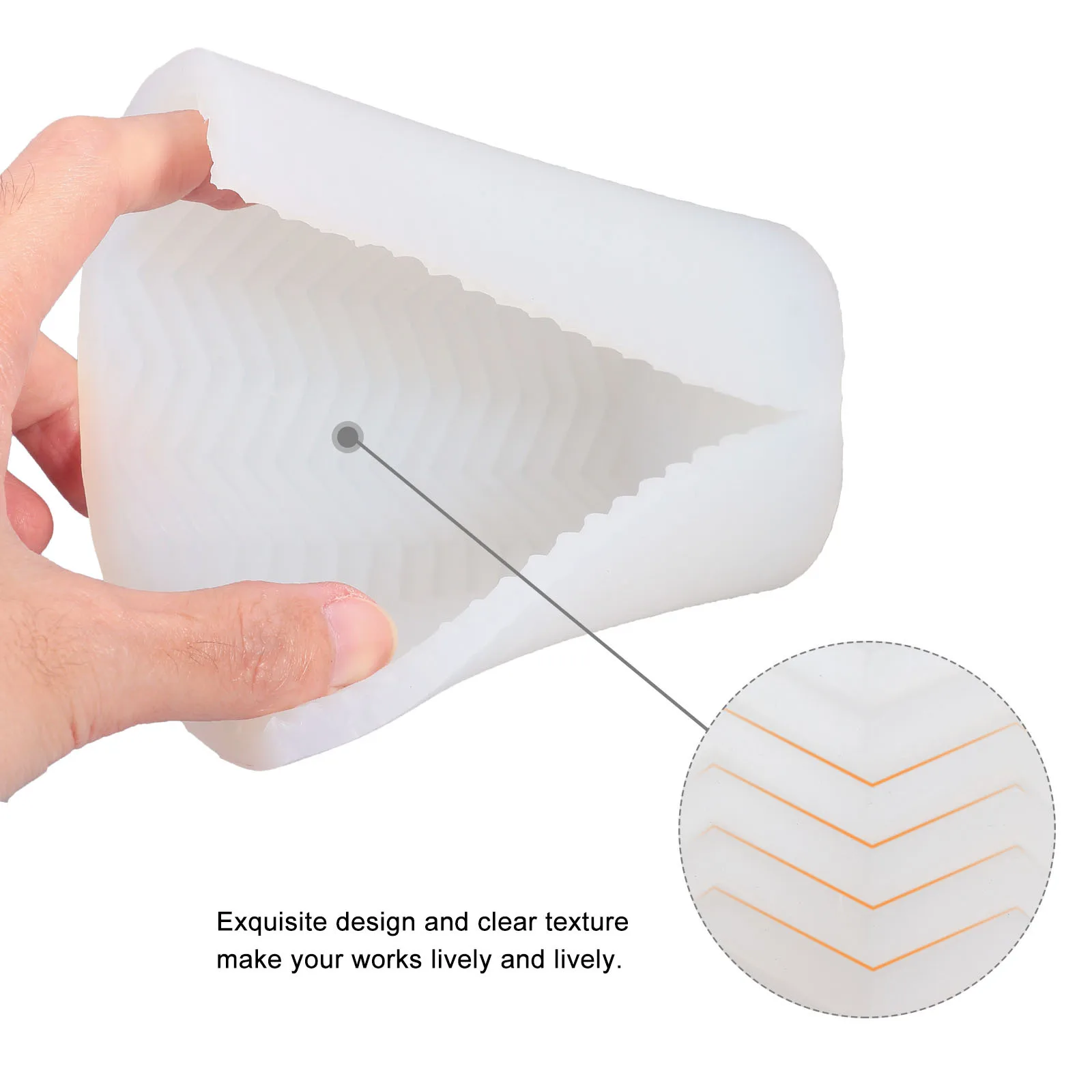 Flexible Silicone Cylinder Mold Durable DIY Mold for Scented Handmade Soap Sculpture Crafts Silicone Candles Molds